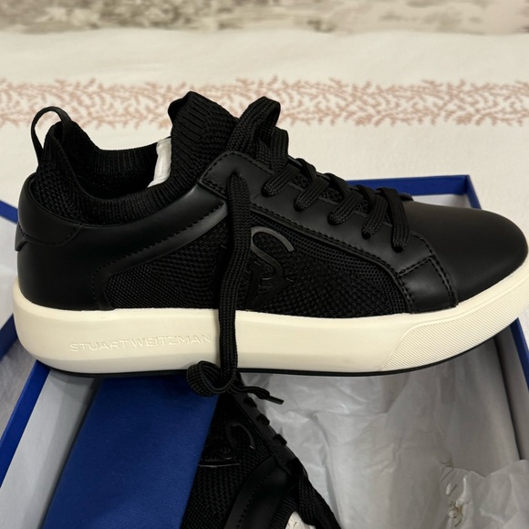 NWT!! STUART WIETZMAN  black 5050 pro sneakers - Picture 7 of 7